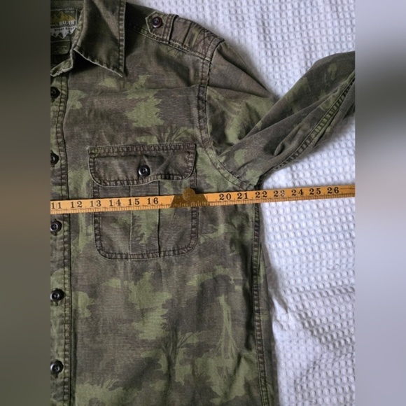 SOLD-Eddie Bauer's Cotton Camouflage Button Up Jacket - Picture 8 of 11